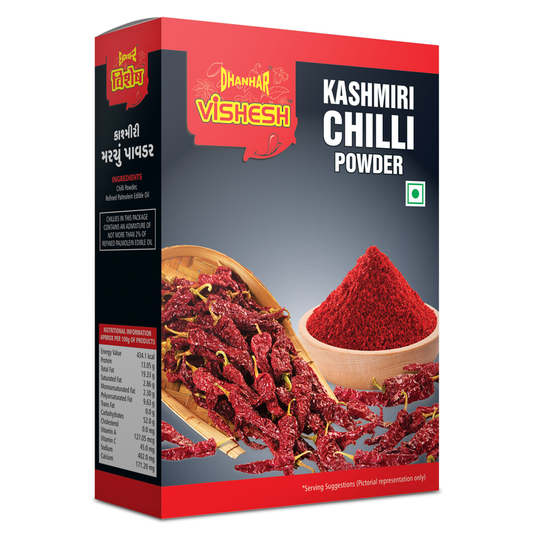 Kashmiri Chilli Powder 100g Box front